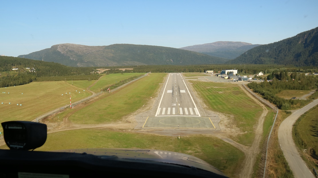 Mo i Rana lufthavn Røssvoll holder stengt i hele juli 2024
