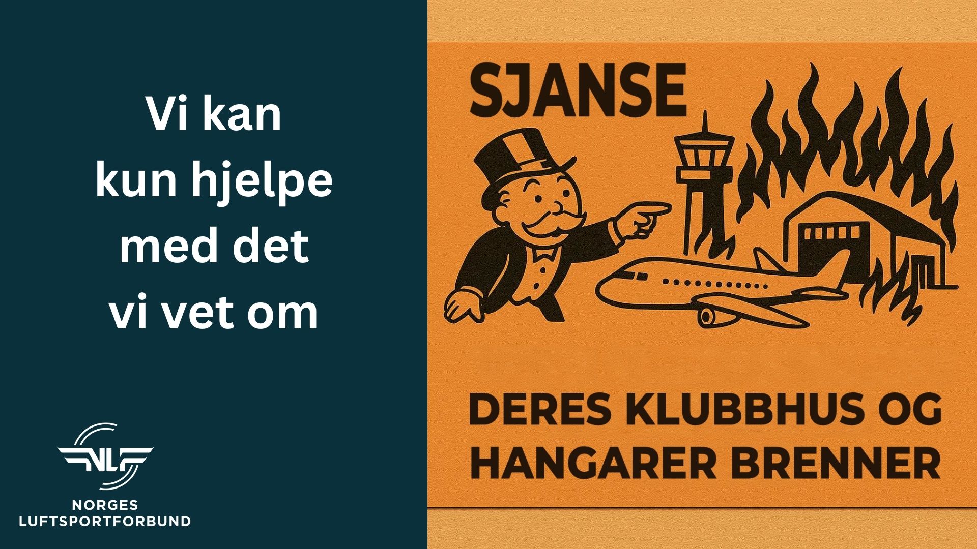 Vi kan kun hjelpe med det vi vet om