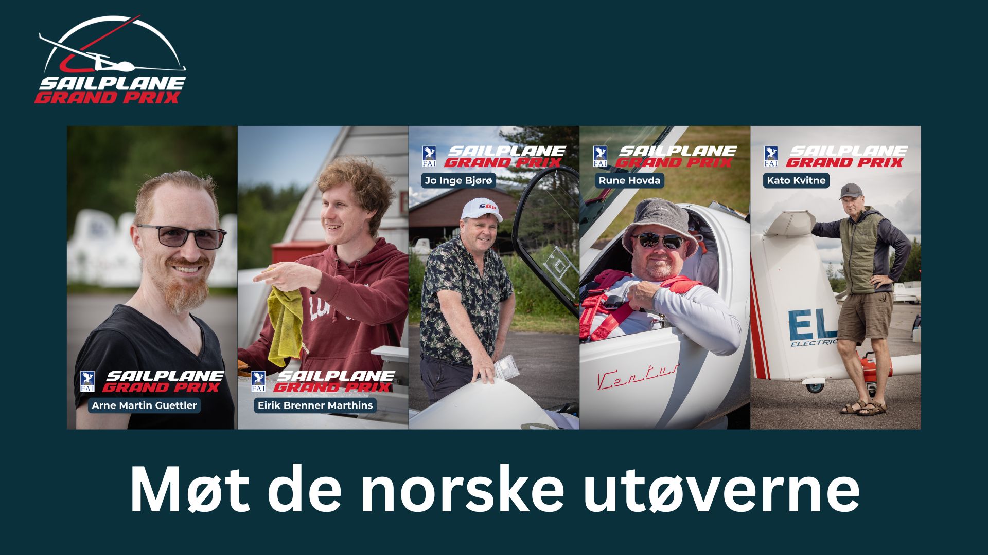 Fem norske utøvere i Sailplane Grand Prix på Starmoen