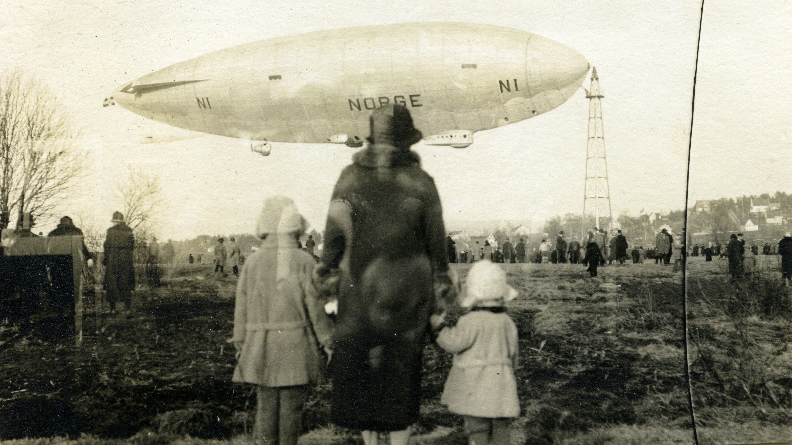 Markering av 100-årsdagen for luftskipet Norge til Ekeberg