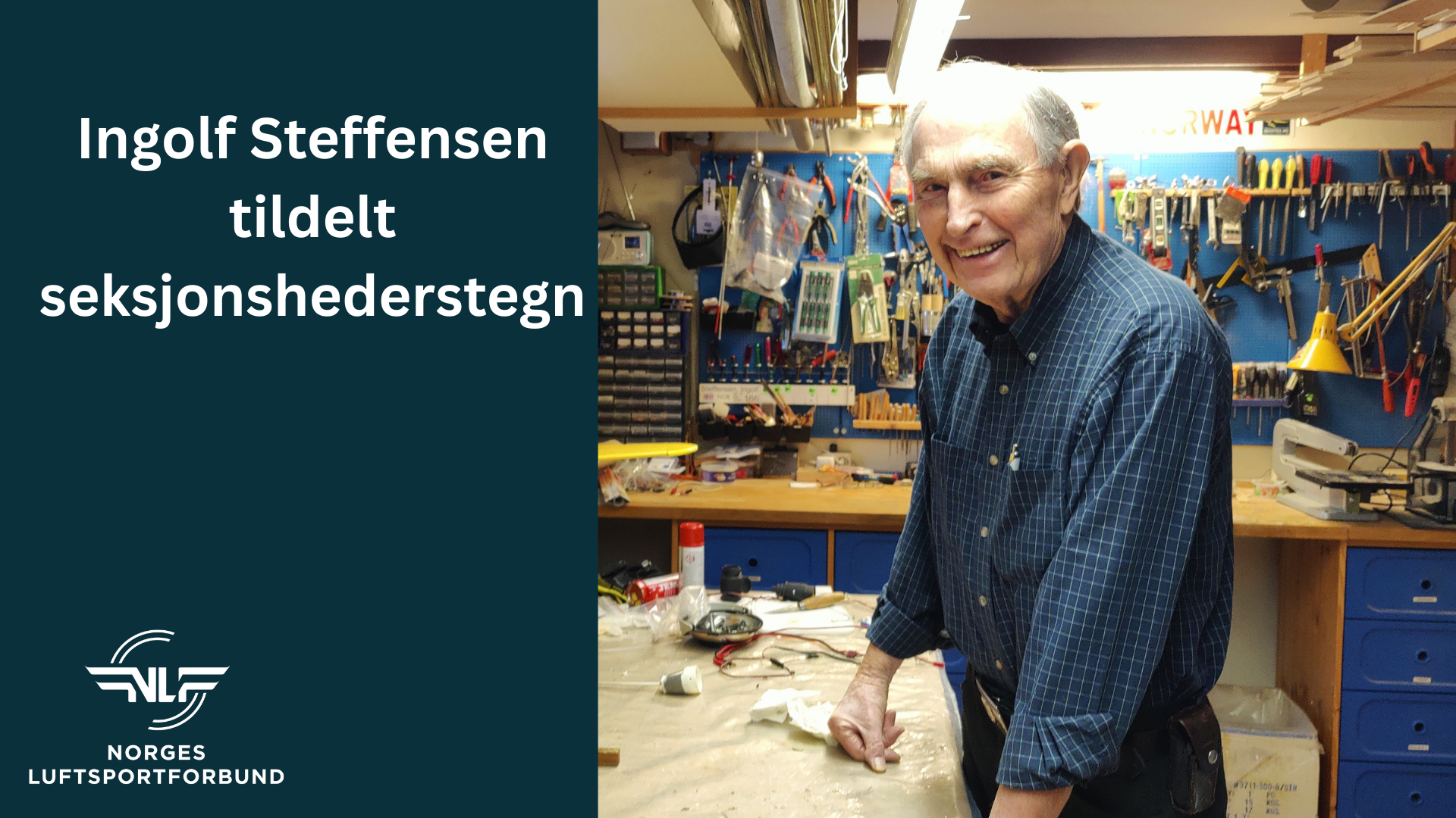 Ingolf Steffensen tildelt seksjonshederstegn