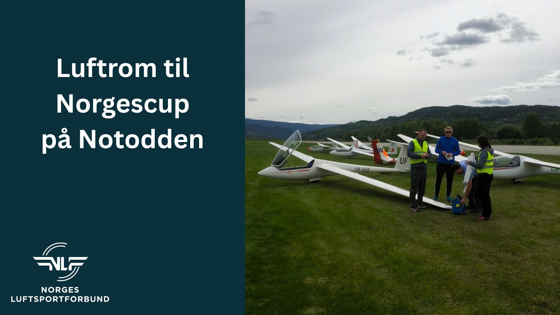 Luftrom til seilflynorgsecup på Notodden er sikret