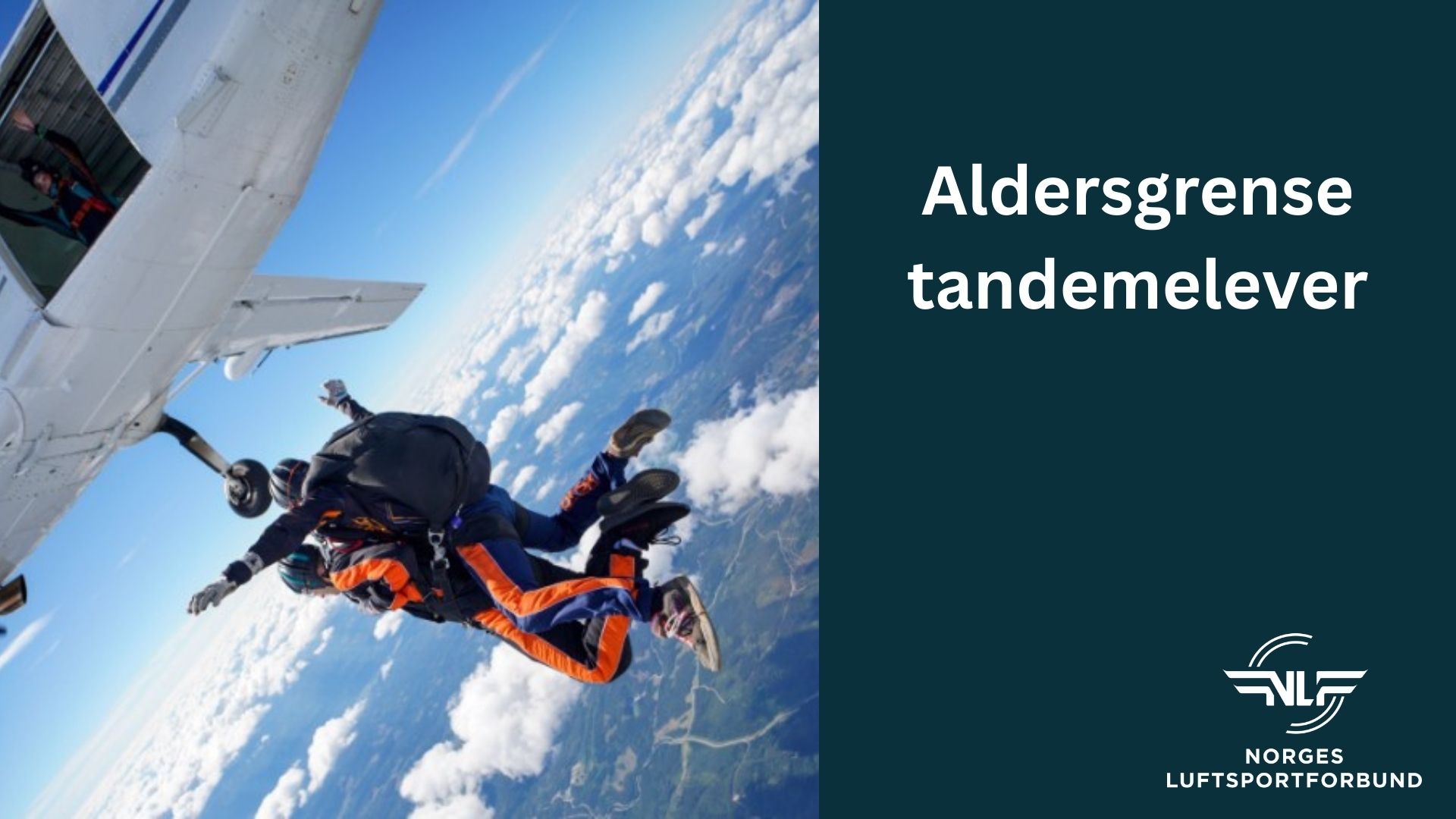 Aldersgrense tandemelever satt ned til 15 år