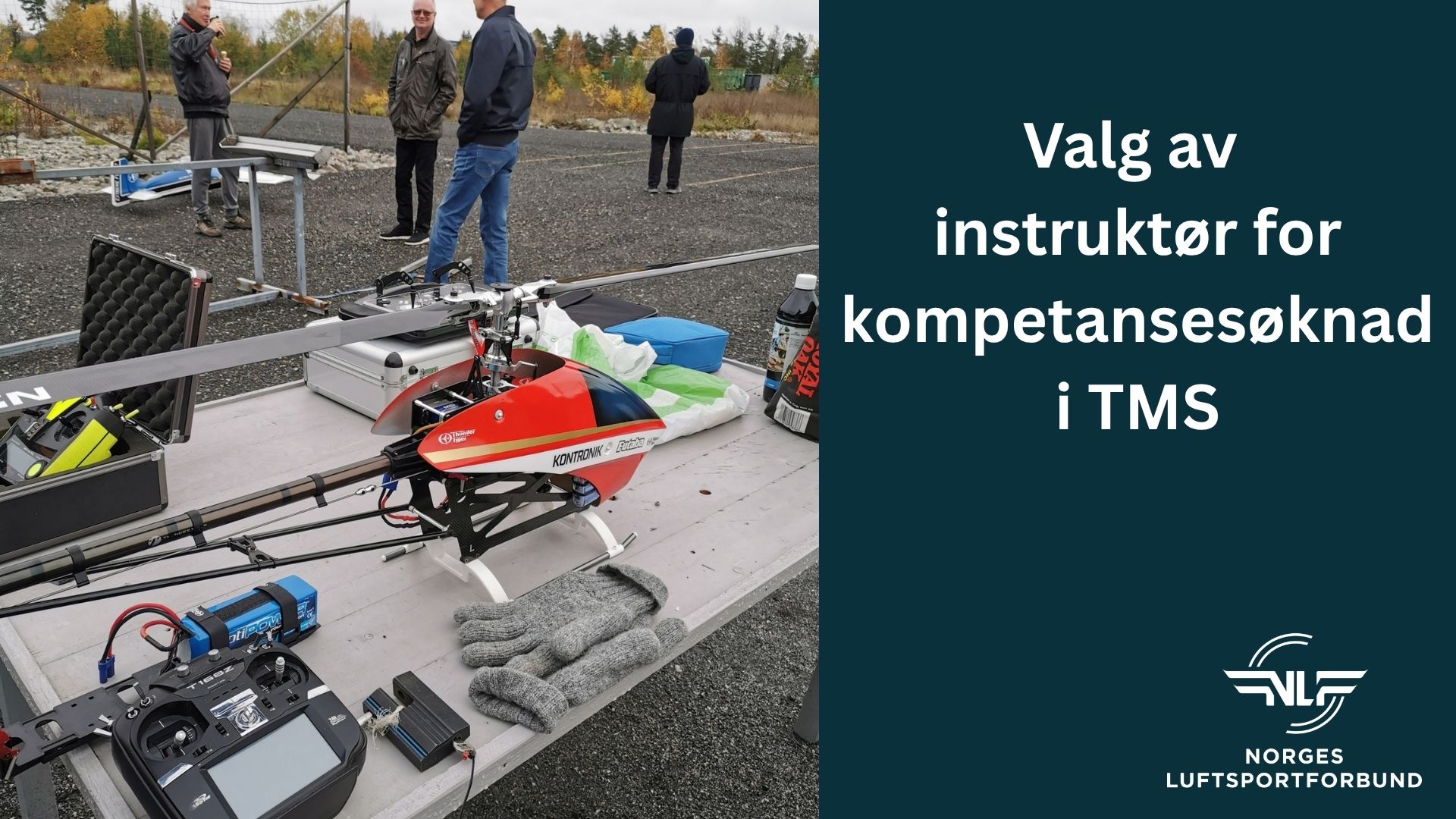 Du kan nå angi instruktør når du søker om modellflykompetanse i TMS
