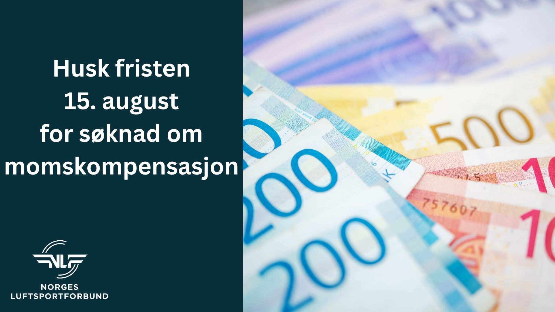 Alle luftsportsklubber bør søke om vare- og tjenestemomskompensasjon – siste frist 15. august